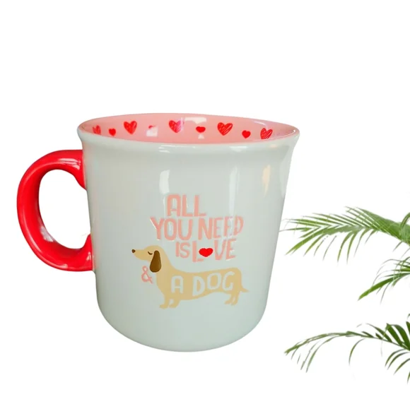 Wise Moms Boutique | Dining | All You Need Is Love A Dog Coffee Mug 8  Ounces | Poshmark